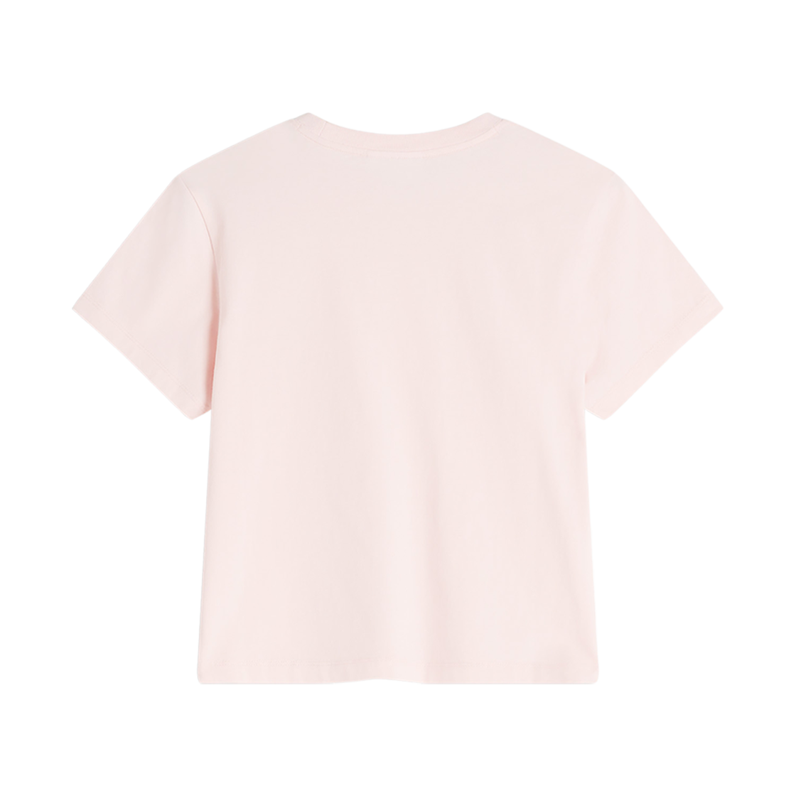 (W) 메종 키츠네 베이비 폭스 패치 베이비 티셔츠 로즈워터((W) Maison Kitsune Baby Fox Patch Baby T-Shirt Rosewater) - 2