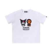 (W) BAPE Baby Milo x Kuromi Mini T-Shirt White