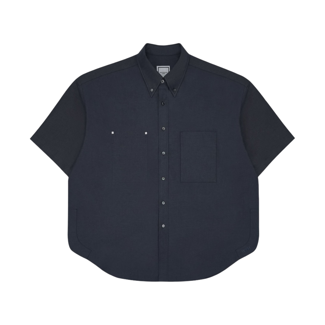 우영미 코튼 숏슬리브 셔츠 그레이 - 23SS(Wooyoungmi Cotton Short Sleeve Shirt Grey - 23SS) - 1