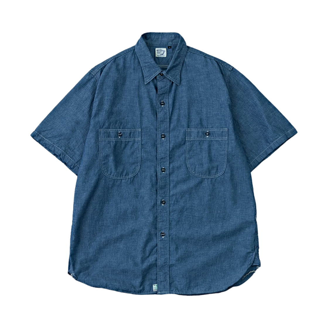 오어슬로우 V8170 숏슬리브 워크 셔츠 샴브레이(Orslow V8170 S/S Work Shirts Chambray)