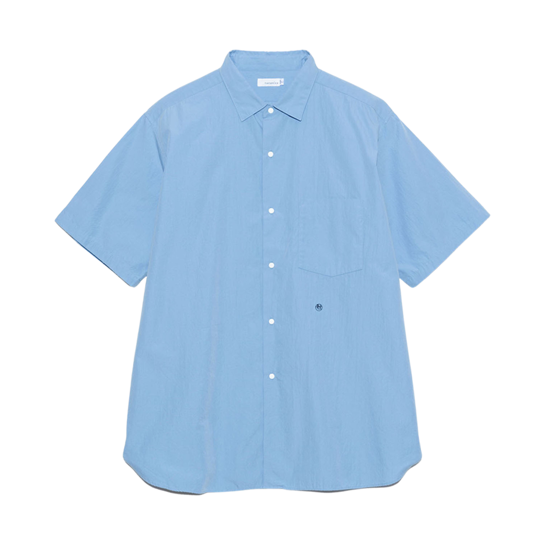 SUGS405 Nanamica Regular Collar Wind S/S Shirt Sax
