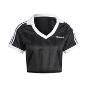 (W) Adidas Football Crop Top Black - KR Sizing