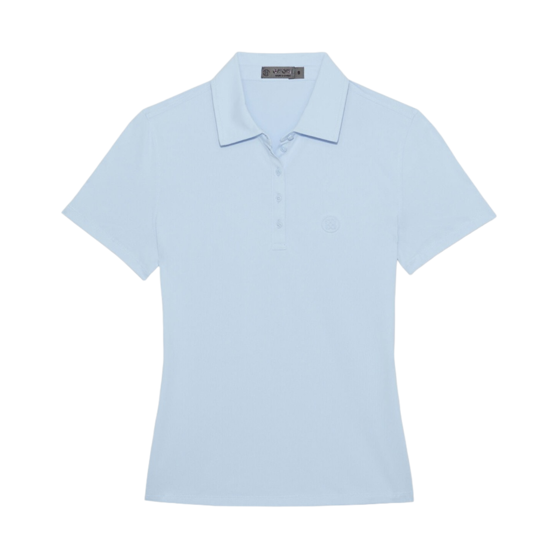 G4LS23K803 (W) G/Fore Embossed Logo Tech Pique Polo Sky
