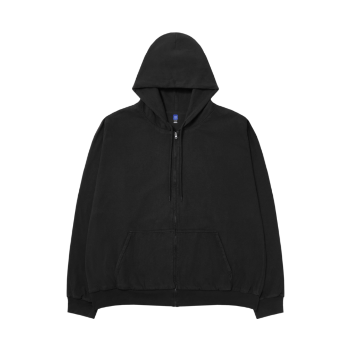 이지 YZY 스트링 집업 후드 블랙(Yeezy YZY String Zip-Up Hoodie Black)
