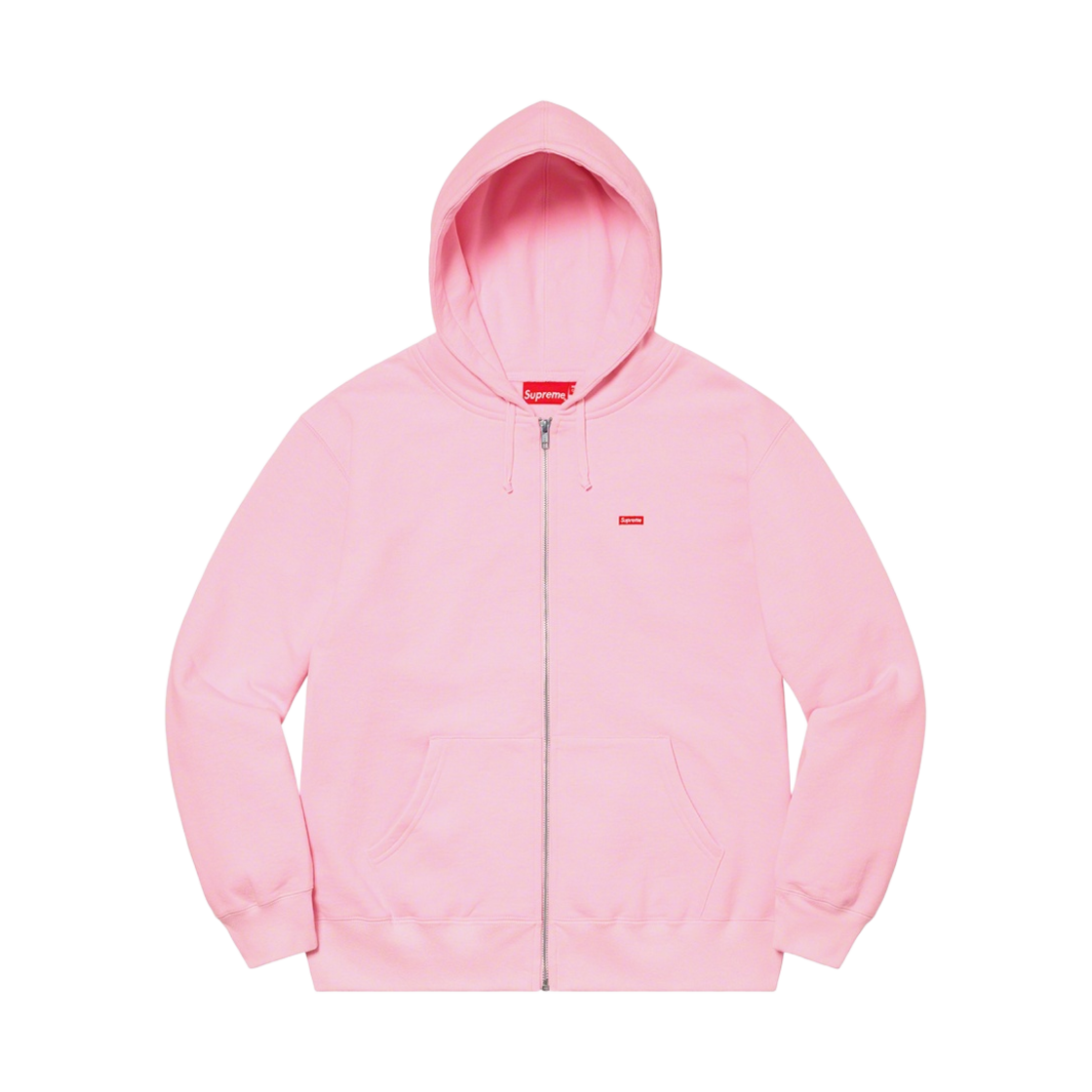 슈프림 스몰 박스 집업 후드 스웨트셔츠 라이트 핑크 - 21SS(Supreme Small Box Zip Up Hooded Sweatshirt Light Pink - 21SS) - 1