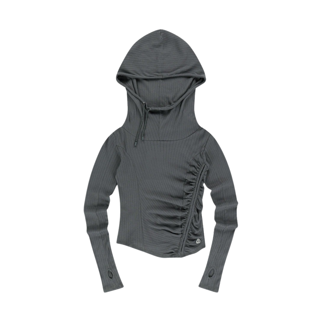 【COYSEIO】24FW SHIRRING HOOK HOODIE (3COLORS) Coyseio Shirring Hook Hoodie - Melange Grey | International