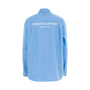 Wooyoungmi Cotton Back Logo Shirt Blue - 23SS