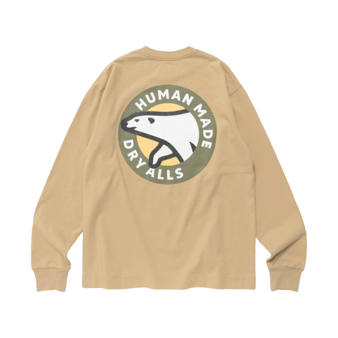 휴먼 메이드 그래픽 롱슬리브 티셔츠 베이지(Human Made Graphic L/S T-Shirt Beige) - 1