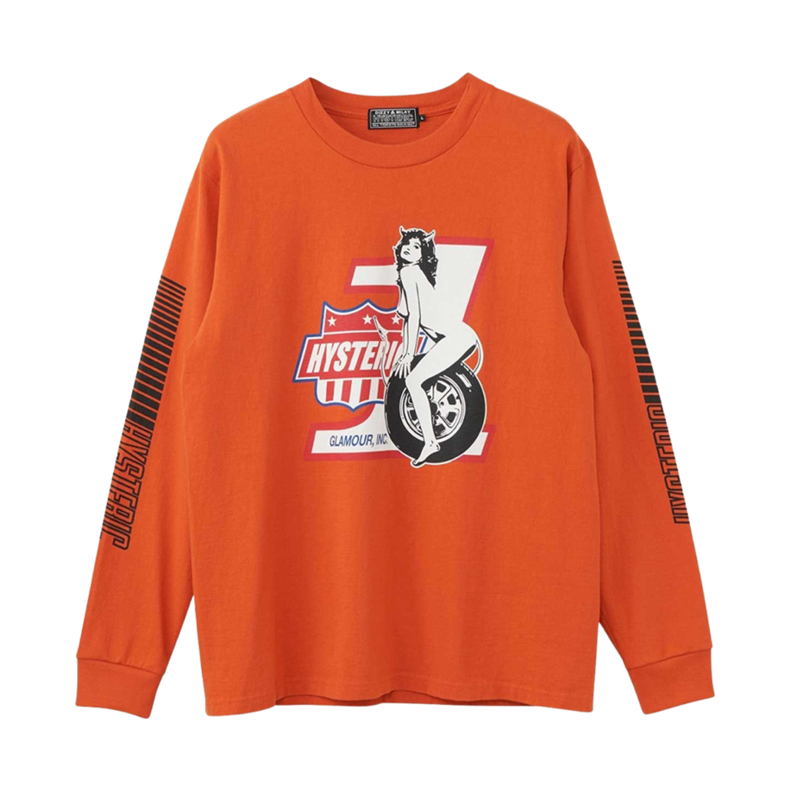 히스테릭 글래머 HG. INC. 티셔츠 오렌지