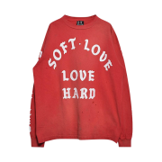 SAINT Mxxxxxx Soft Love L/S T-Shirt Red - 24SS