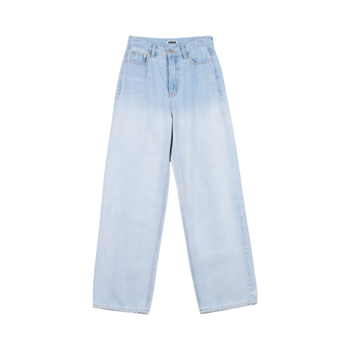 Relaxed Denim Pants Light Blue YOUNGOH Relaxed Denim Pants Light Blue
