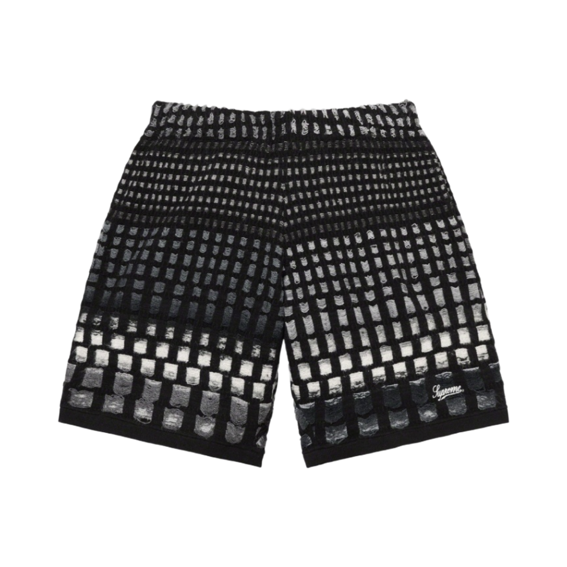 슈프림 그라디언트 그리드 니트 쇼츠 블랙 - 23SS(Supreme Gradient Grid Knit Shorts Black - 23SS) - 1