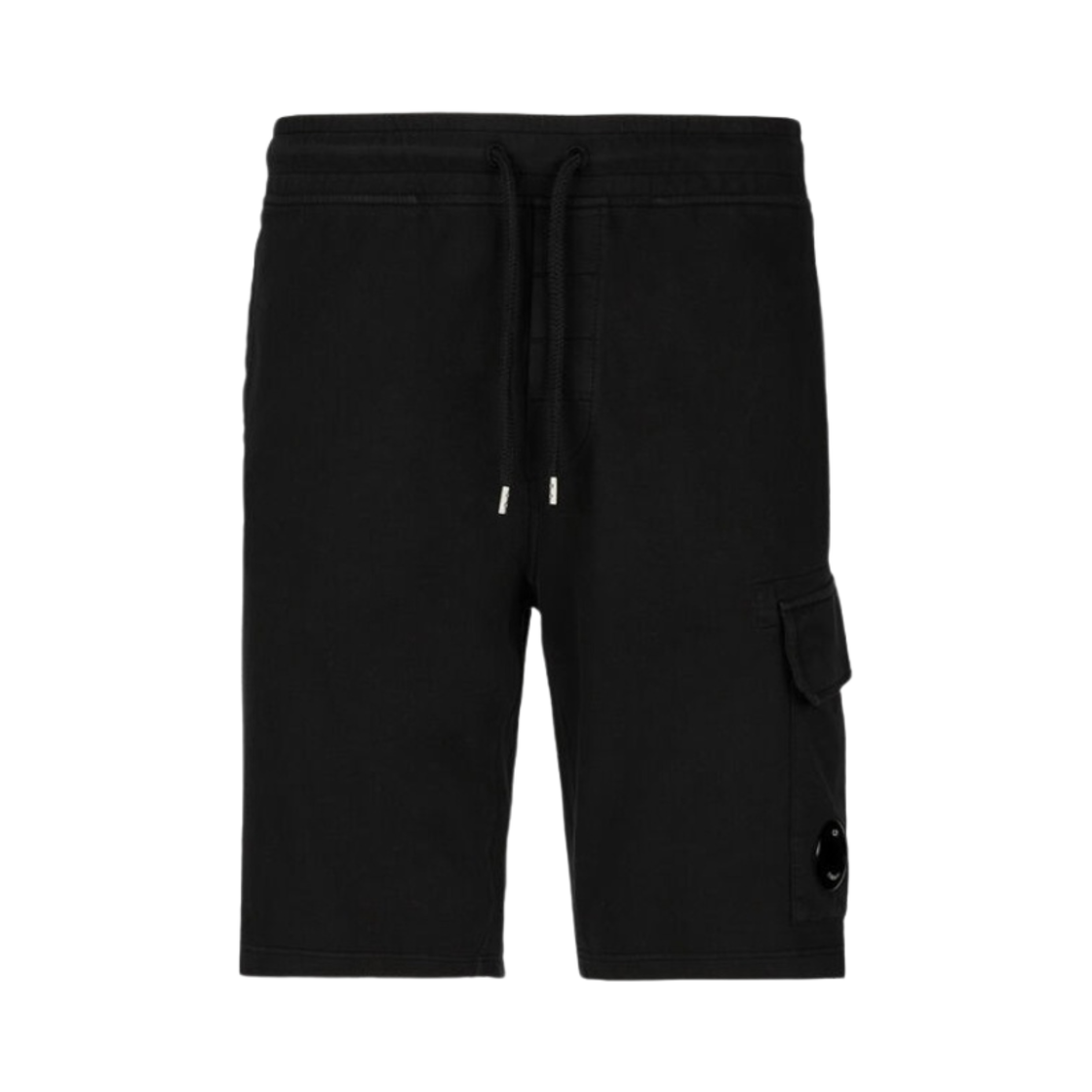 14CMSB021A002246G999 C.P. Company Light Fleece Shorts Black - 23SS