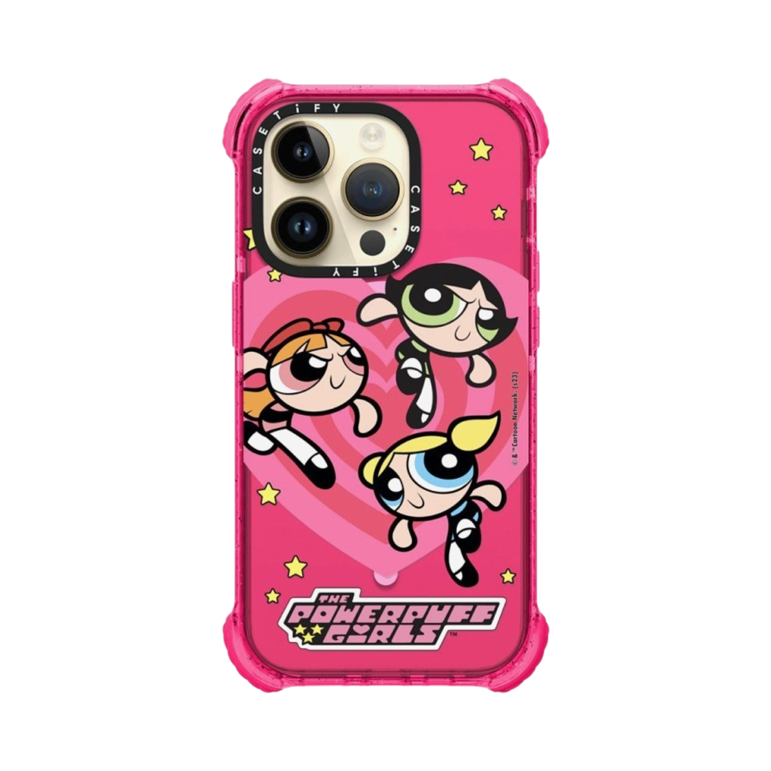 케이스티파이 x 파워퍼프걸 아이폰 하트 맥세이프 울트라 임팩트 케이스 반투명 버블검(Casetify x The Powerpuff Girls iPhone Heart Magsafe Ultra Impact Case Sheer Bubblegum) - 4
