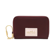 Athe Vanessabruno Jour Zipper Wallet Burgundy