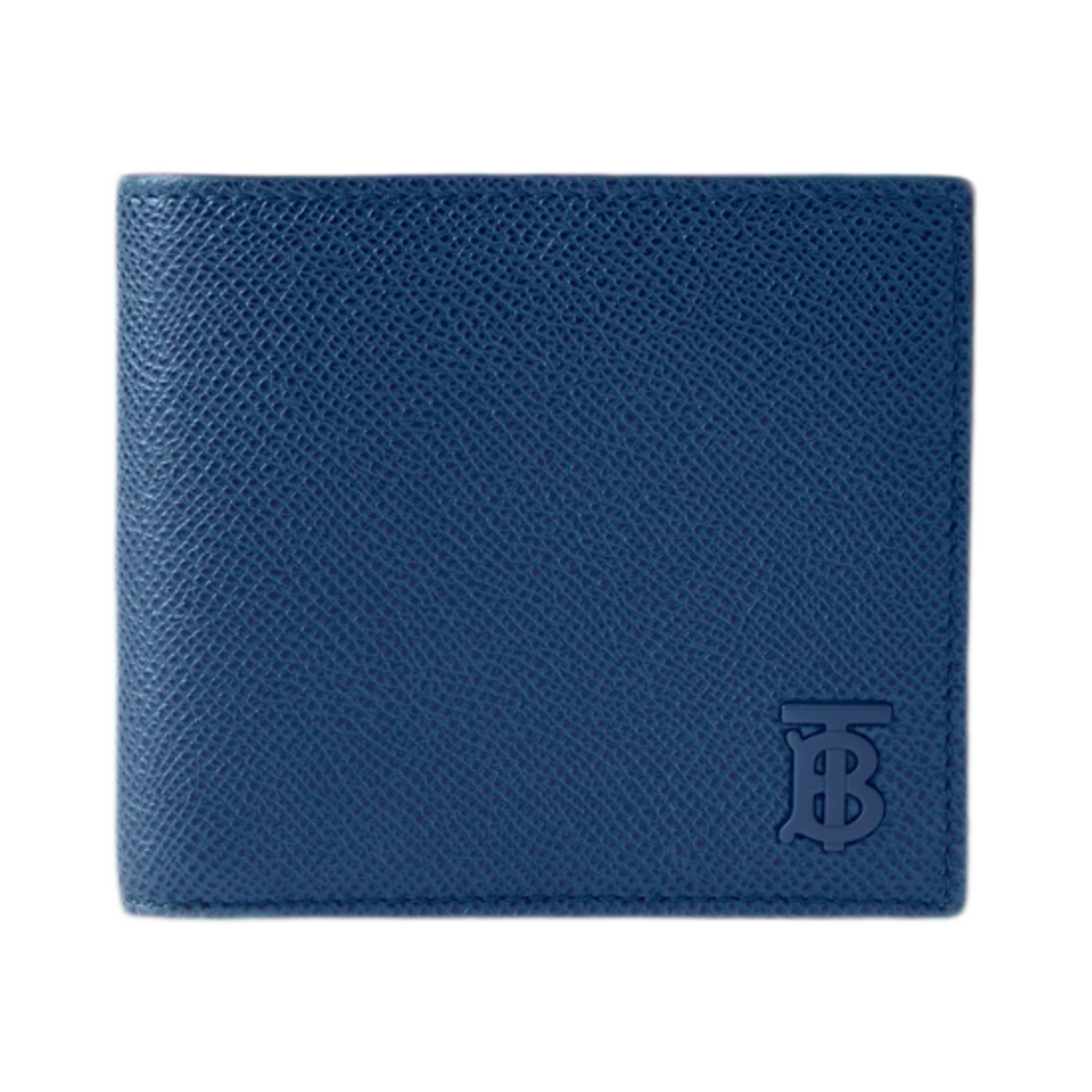 버버리 그레이니 레더 TB 반지갑 리치 네이비(Burberry Grainy Leather TB Bifold Wallet Rich Navy) - 1