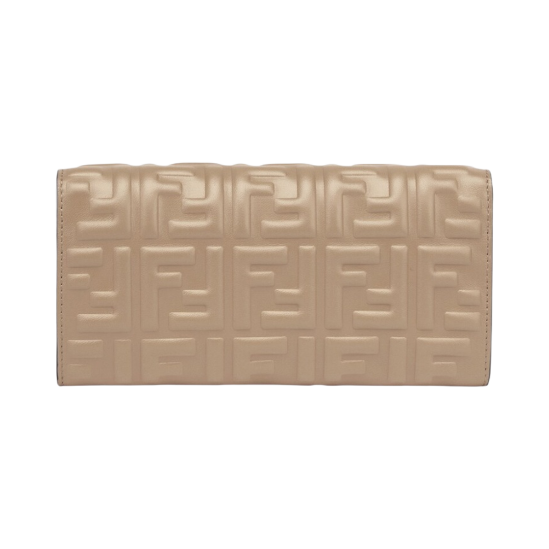 펜디 나파 레더 바게트 체인 장지갑 그레이(Fendi Nappa Leather Baguette Continental Wallet With Chain Grey) - 3