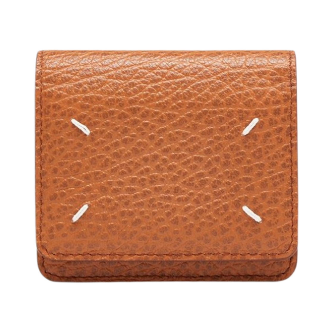 SA3UI0009P4455T2335 Maison Margiela Small Leather Chain Wallet Brown