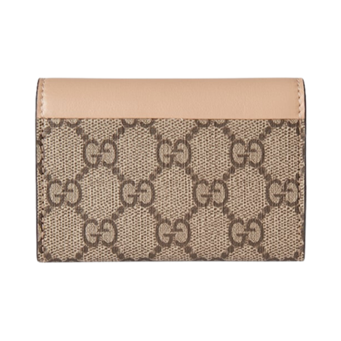 구찌 GG 마몽트 카드 케이스 베이지 에보니 라이트 베이지(Gucci GG Marmont Card Case Beige Ebony Light Beige) - 4