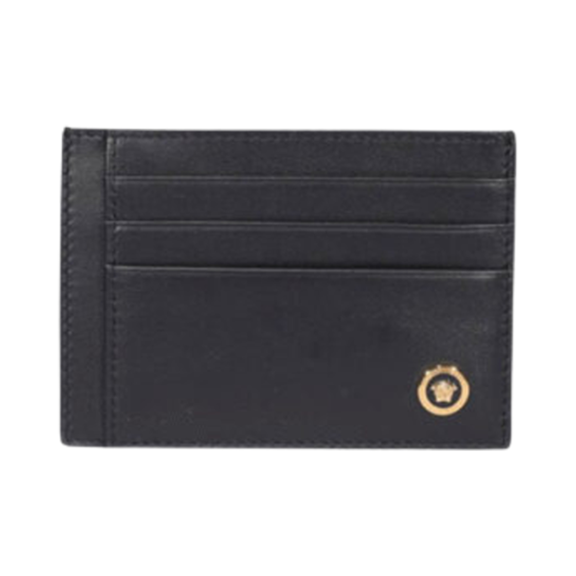 DPN7846-DVTE4-D41OH Versace Medusa Leather Card Holder Black
