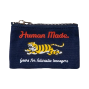 Human Made Tiger Card Case Navy