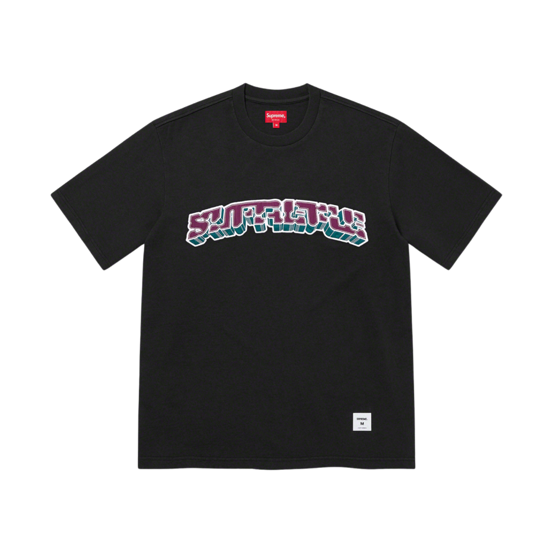 슈프림 블록 아크 숏슬리브 탑 블랙 - 23SS(Supreme Block Arc S/S Top Black - 23SS) - 1