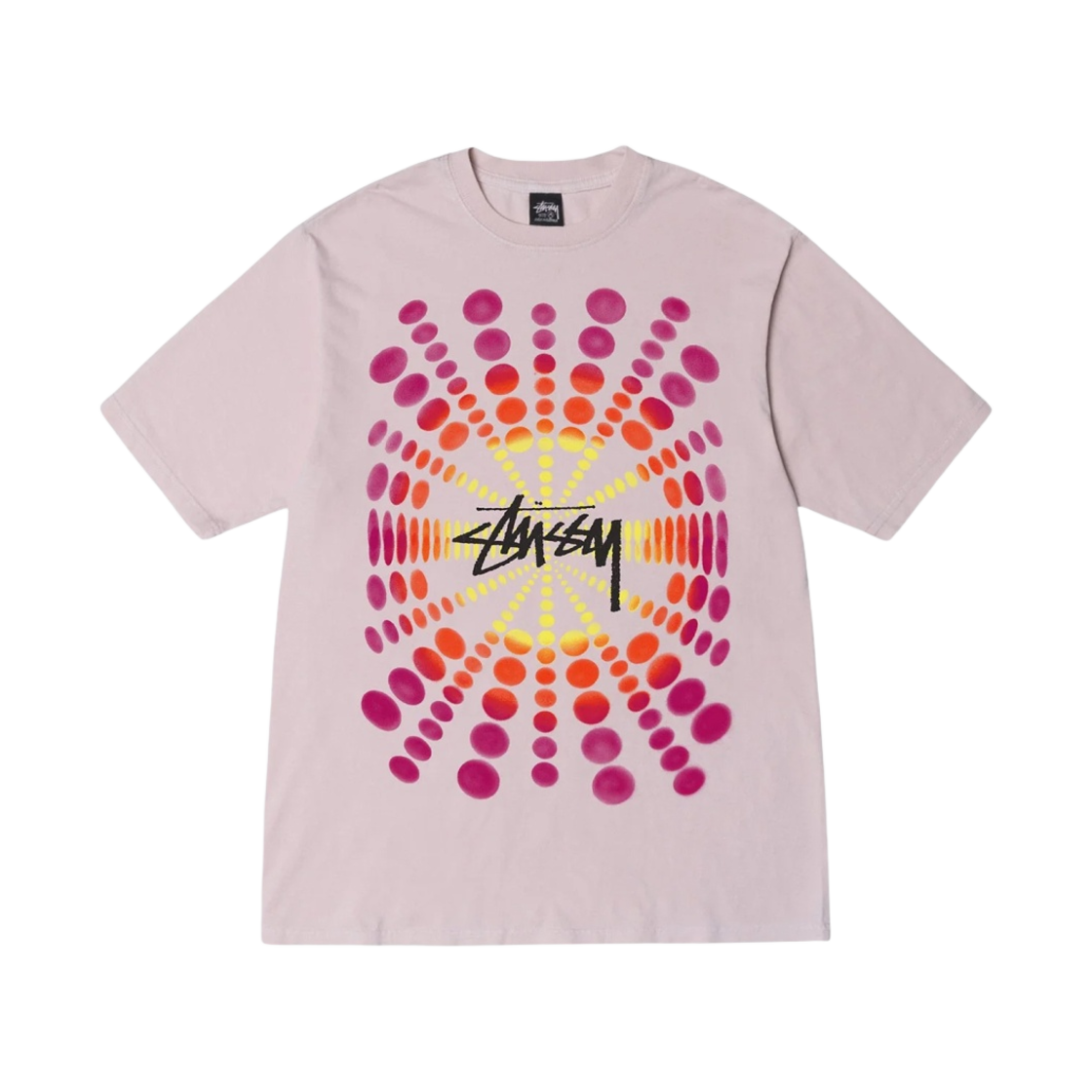 스투시 아티쿠스 피그먼트 다이드 티셔츠 블러쉬