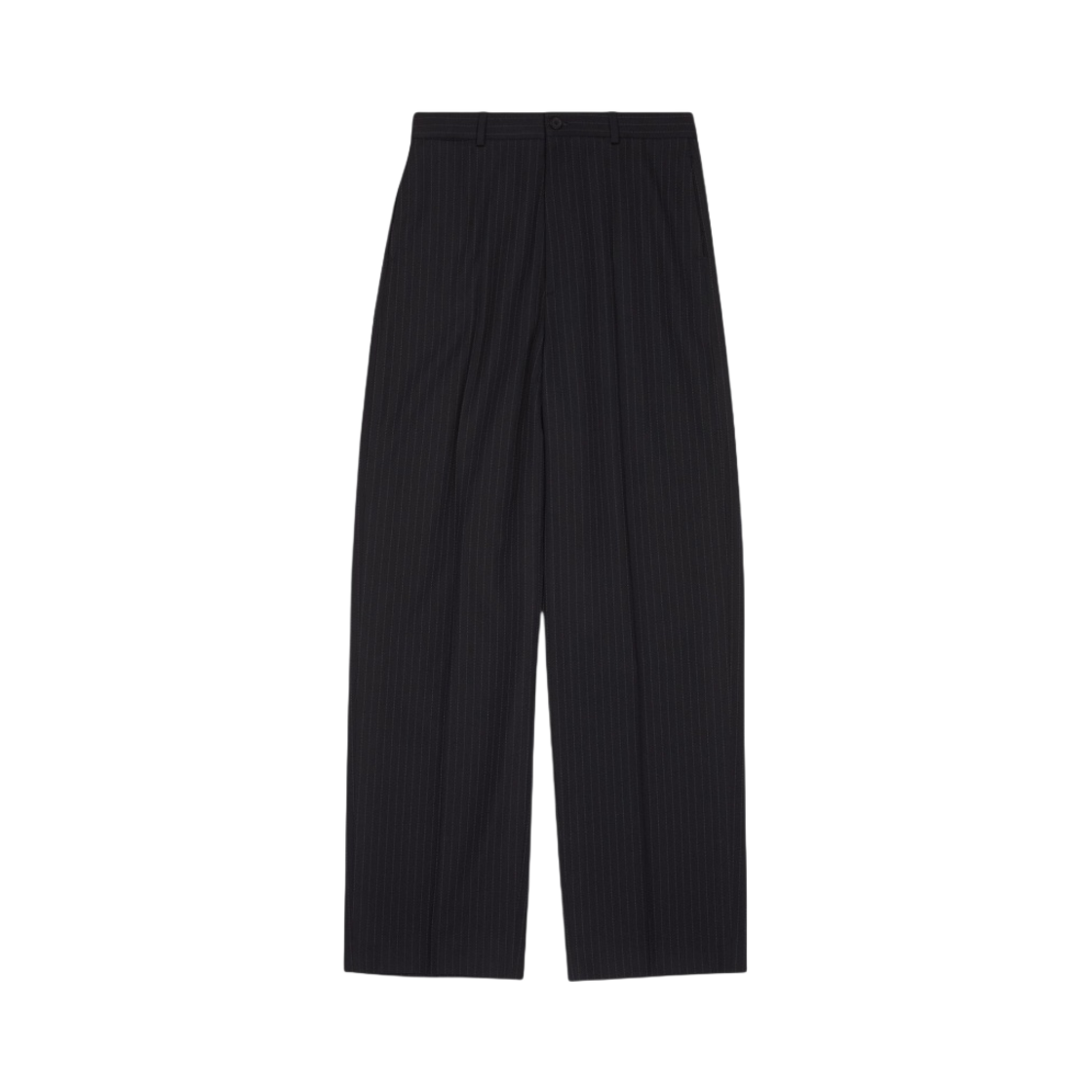발렌시아가 라지 핏 테일러드 팬츠 블랙(Balenciaga Large Fit Tailored Pants Black) - 1