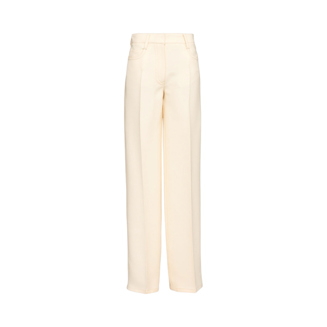 (W) 프라다 트리코틴 팬츠 내츄럴((W) Prada Tricotine Pants Natural) - 1