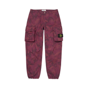 Supreme x Stone Island Reactive Ice Camo Ripstop Cargo Pants Red - 22SS
