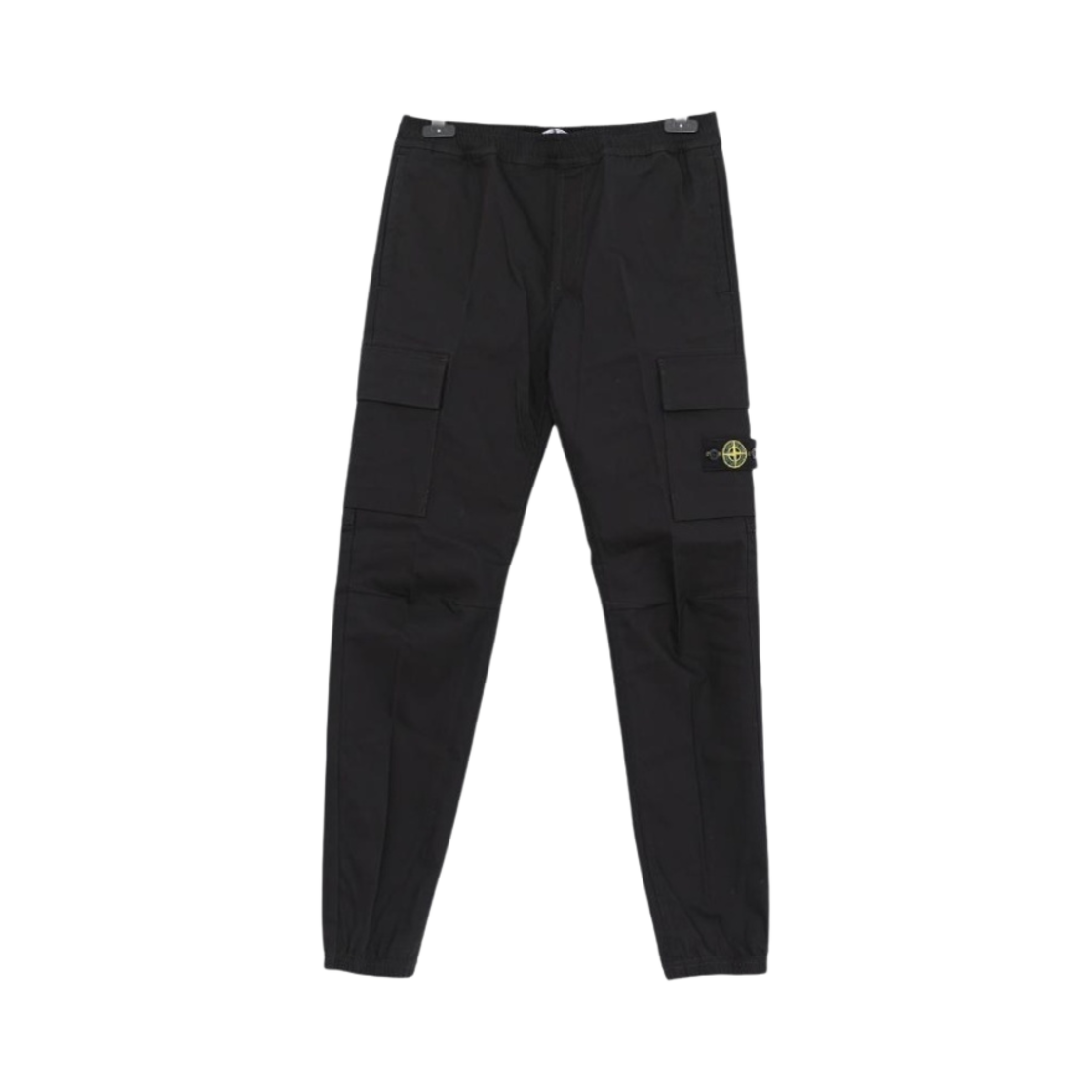 791630712-V0029 (Kids) Stone Island 30712 Stretch Cotton Nylon Cavalry Cargo Pants Black - 23FW