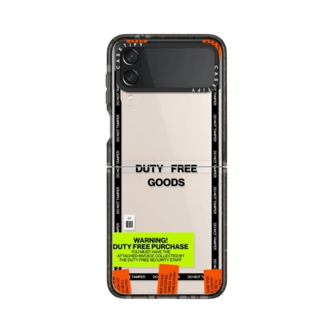 케이스티파이 갤럭시 듀티 프리 케이스 클리어 블랙(Casetify Galaxy Duty Free Case Clear Black) - 1