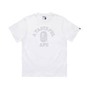 BAPE x JJJJound College T-Shirt White