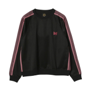 Needles Track Crewneck Poly Smooth Black