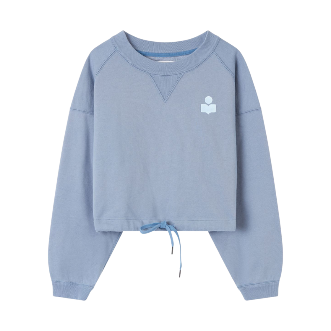 (W) 이자벨 마랑 마고 로고 스웨트셔츠 그레이시 블루 - 22FW((W) Isabel Marant Margo Logo Sweatshirt Grayish Blue - 22FW) - 1