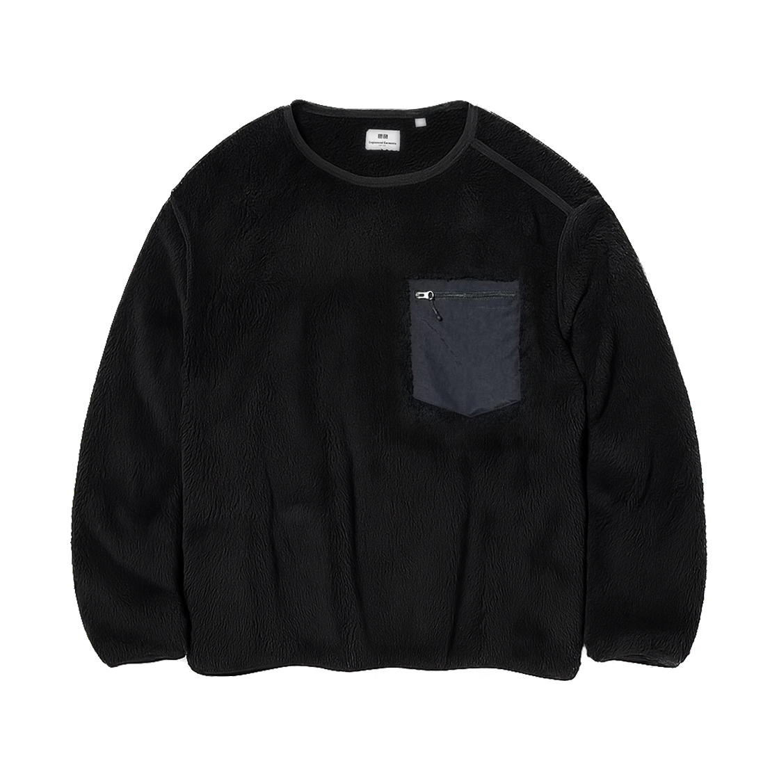 유니클로 x 엔지니어드 가먼츠 플리스 풀오버 블랙 - JP