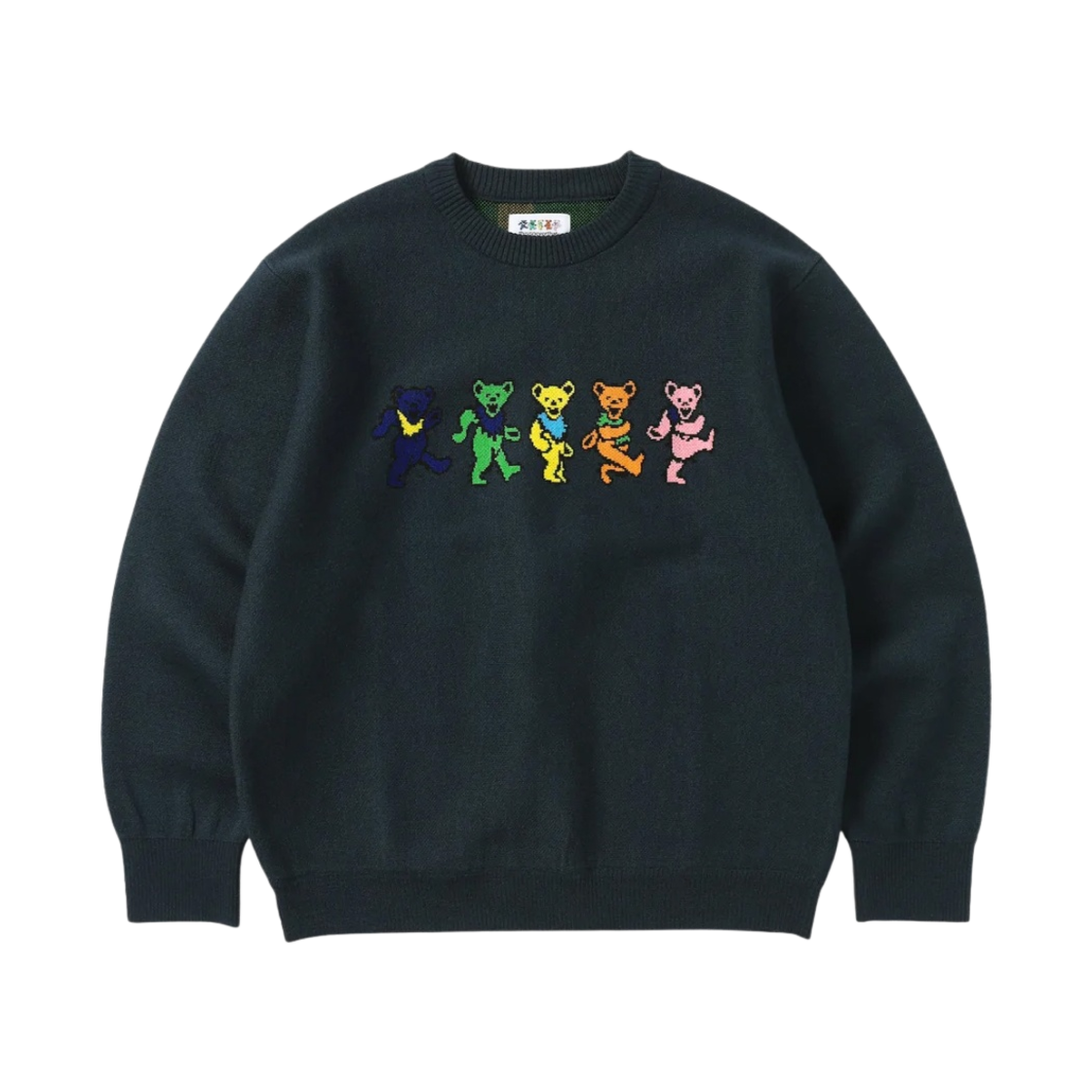 디스이즈네버댓 x 그레이트풀 데드 니트 스웨터 네이비(Thisisneverthat x Grateful Dead Dancing Bears Knit Sweater Navy)