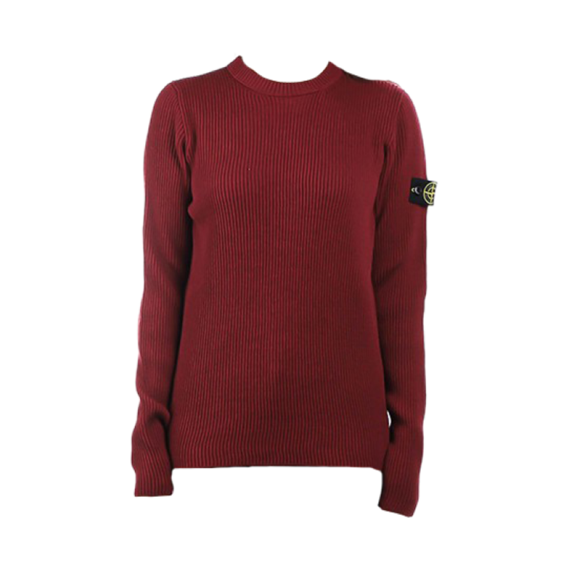 7516507A3-V0012 (Kids) Stone Island 507A3 Crewneck Knit Burgundy - 21FW
