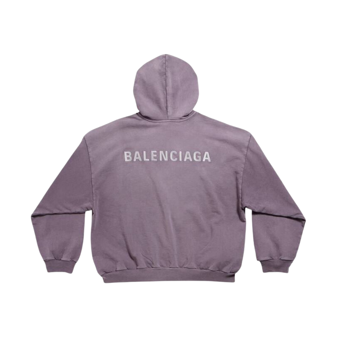 발렌시아가 백 후드 미디움 핏 페이디드 퍼플(Balenciaga Back Hoodie Medium Fit Faded Purple) - 1