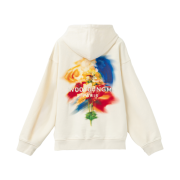 Wooyoungmi Swaying Flower Hoodie Ivory - 24FW