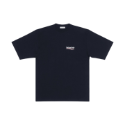 (W) Balenciaga Political Campaign Large Fit T-Shirt Black