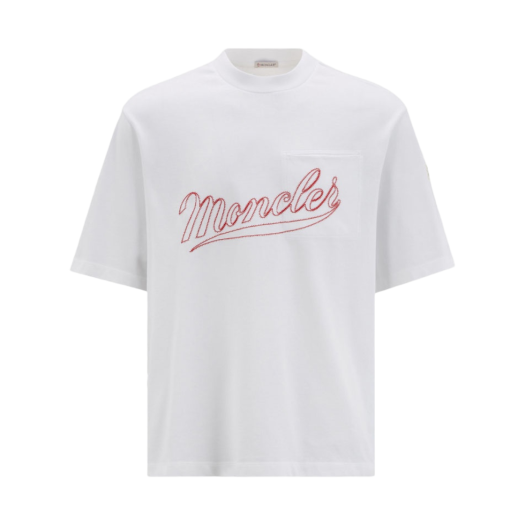 Moncler Logo T-Shirt Optical White - 23SS