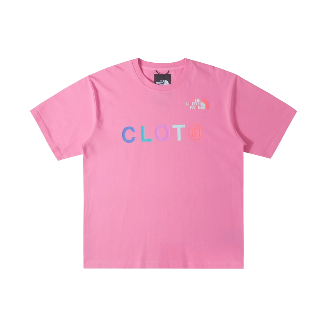 노스페이스 x 클랏 로고 티셔츠 핑크(The North Face x Clot Logo T-Shirt Pink) - 1