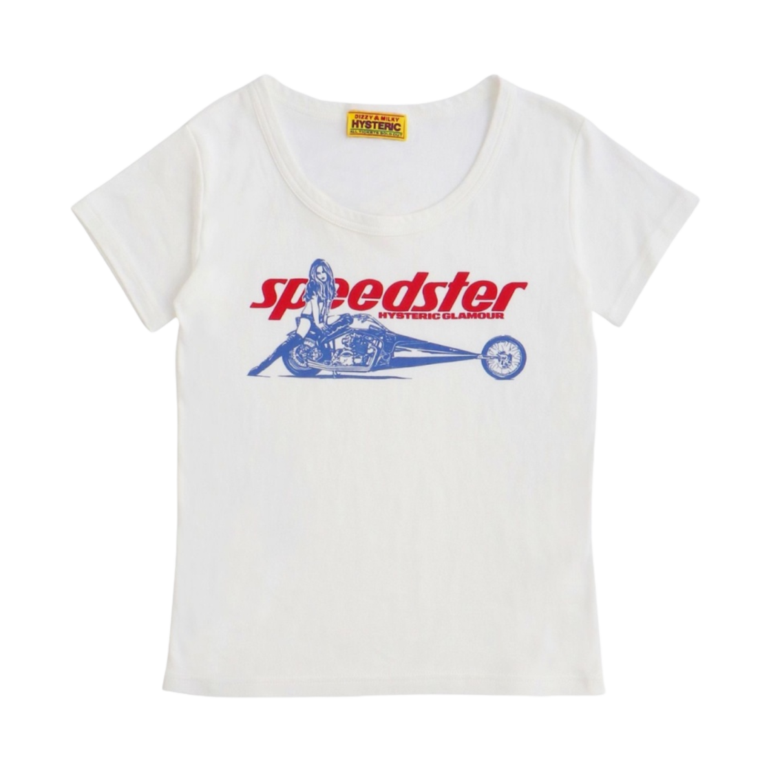 01243CT08 (W) Hysteric Glamour Speedster Chibi T-Shirt White