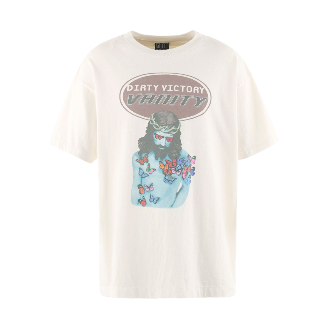 YS1-0000-006 Saint Mxxxxxx Vanity S/S T-Shirt White - 24AW