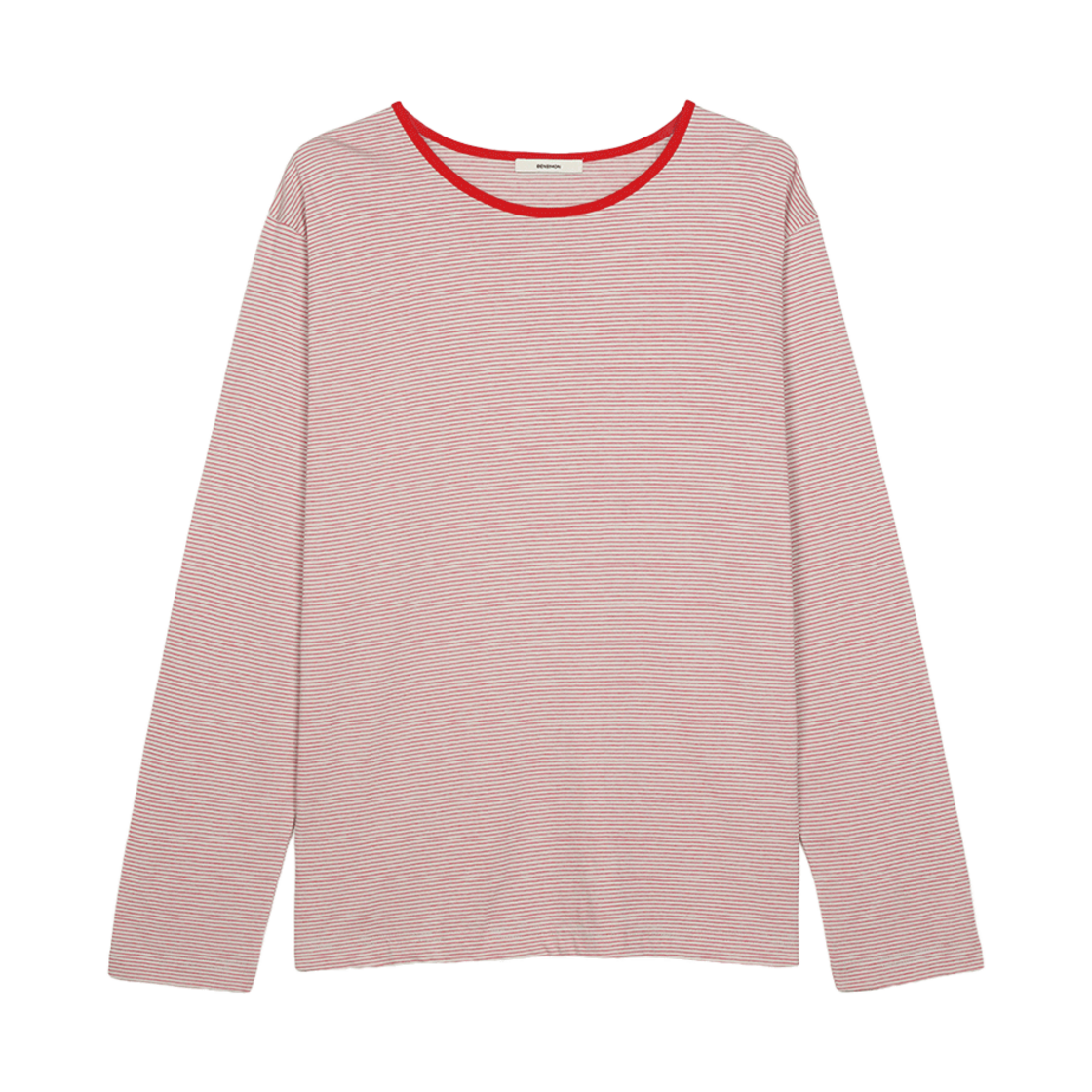 벤시몽 컬러링 스트라이프 롱슬리브 레드(Bensimon Coloring Stripe Longsleeve Red)