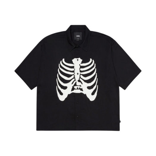 Vans x Mark SBTG Skelleton Short Sleeve Shirt Black