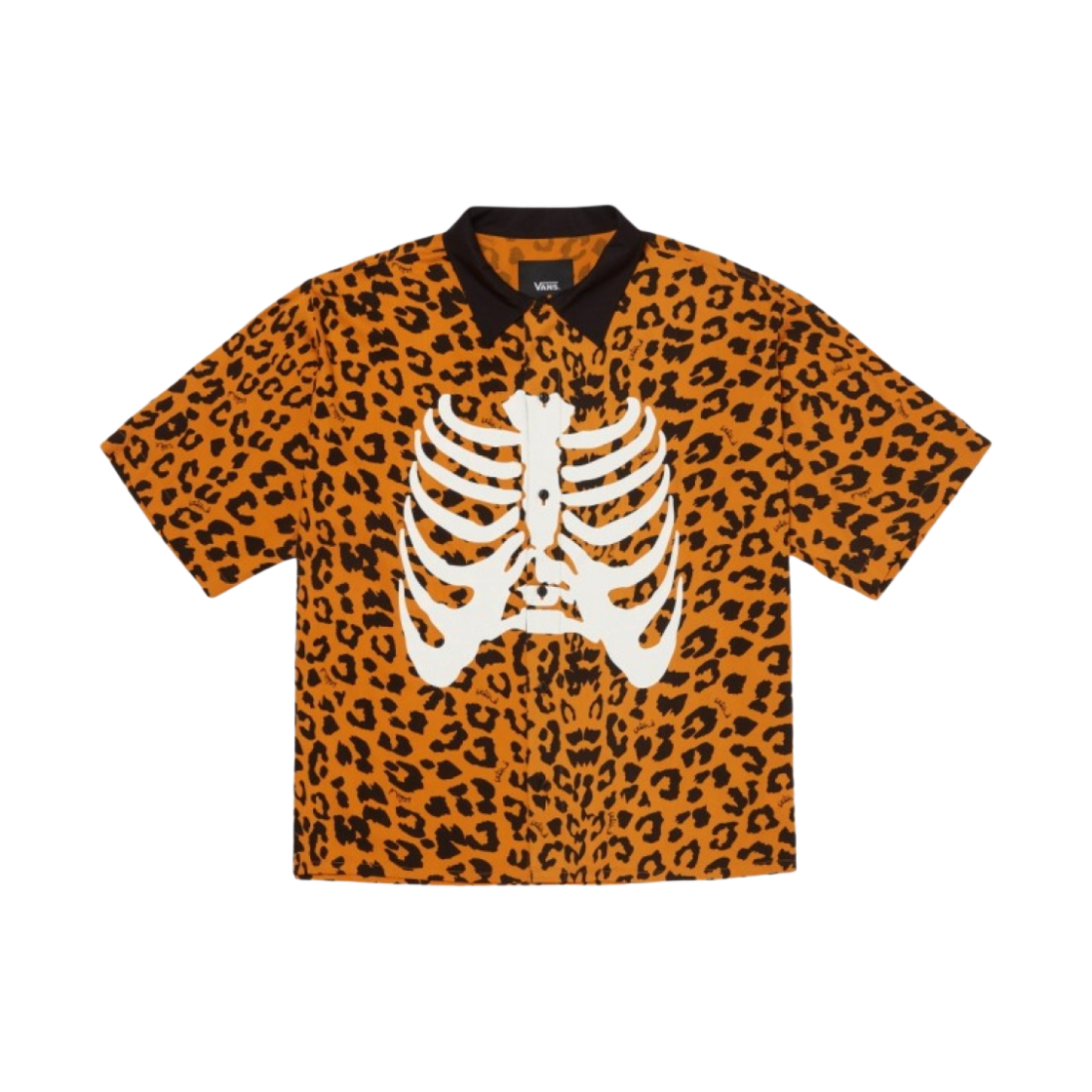 반스 x 마크 사보타지 스켈레톤 숏슬리브 셔츠 브라운(Vans x Mark SBTG Skelleton Short Sleeve Shirt Brown)