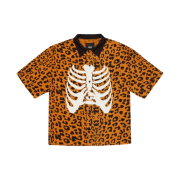 Vans x Mark SBTG Skelleton Short Sleeve Shirt Brown