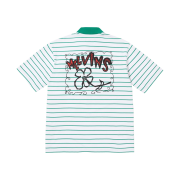 Supreme x Melvins Stripe S/S Polo White - 24SS